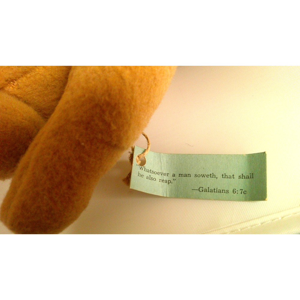 The Acorn Company Vintage Amish Jointed Teddy Bear with Plaid Bow - Picture 4 of 5